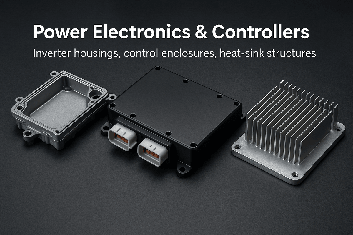 ev controller and inverter housing