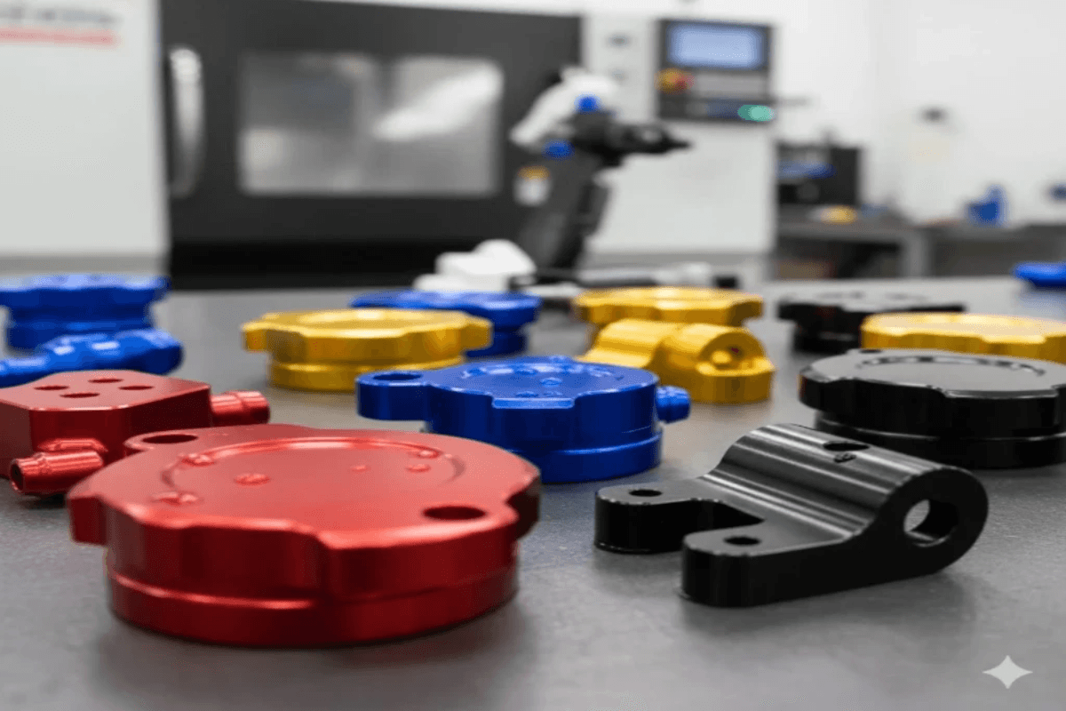 CNC-machined billet aluminum brackets for EV and performance vehicle applications