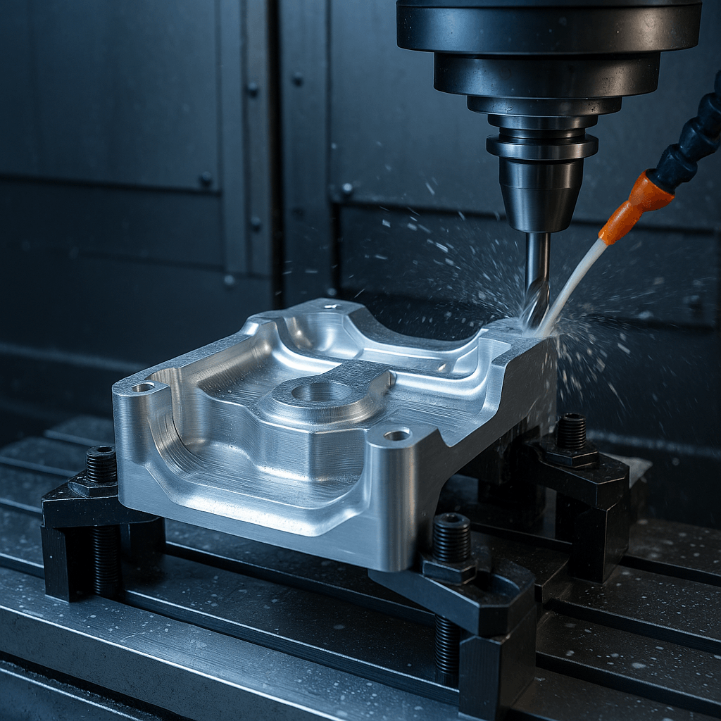 cnc machining automotive components with precision aluminum parts