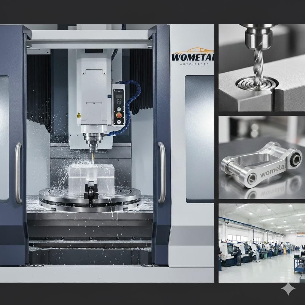 lightweight aluminum automotive components with anodized surface finish