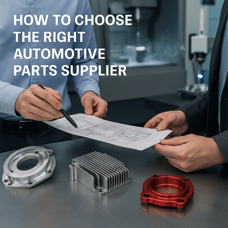selecting automotive parts supplier cnc machined and die cast aluminum components in factory environment