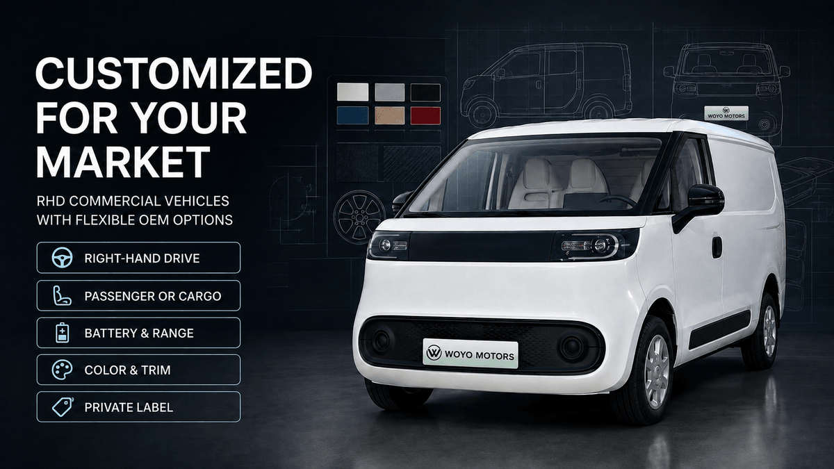 CUSTOMIZED FOR YOUR MARKET. RHD commercial vehicles with flexible OEM options.
