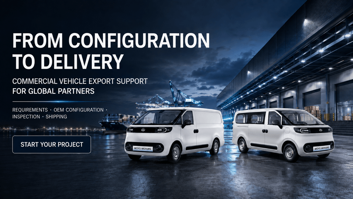 FROM CONFIGURATION TO DELIVERY. Commercial vehicle export support for global partners.