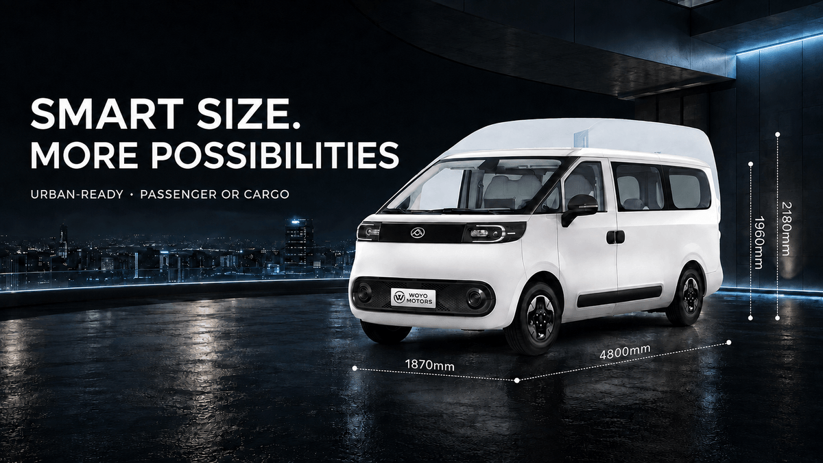 SMART SIZE. MORE POSSIBILITIES. Urban-ready. Passenger or cargo.