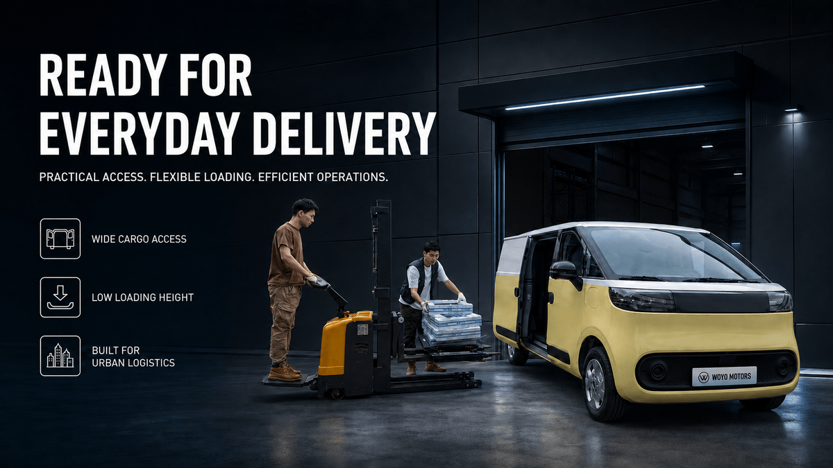 READY FOR EVERYDAY DELIVERY.