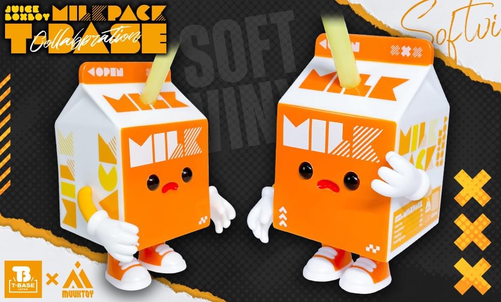 MUUKTOY ジュースボックスボーイ ミルクパック 1/6計画コラボカラー