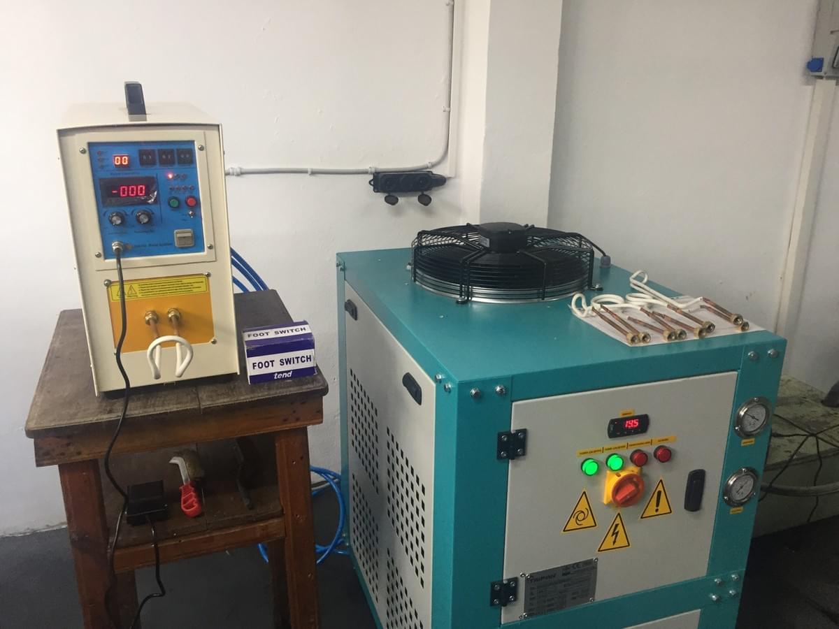 induction brazing machine for cutting tools, induction carbide brazing, induction carbide removal