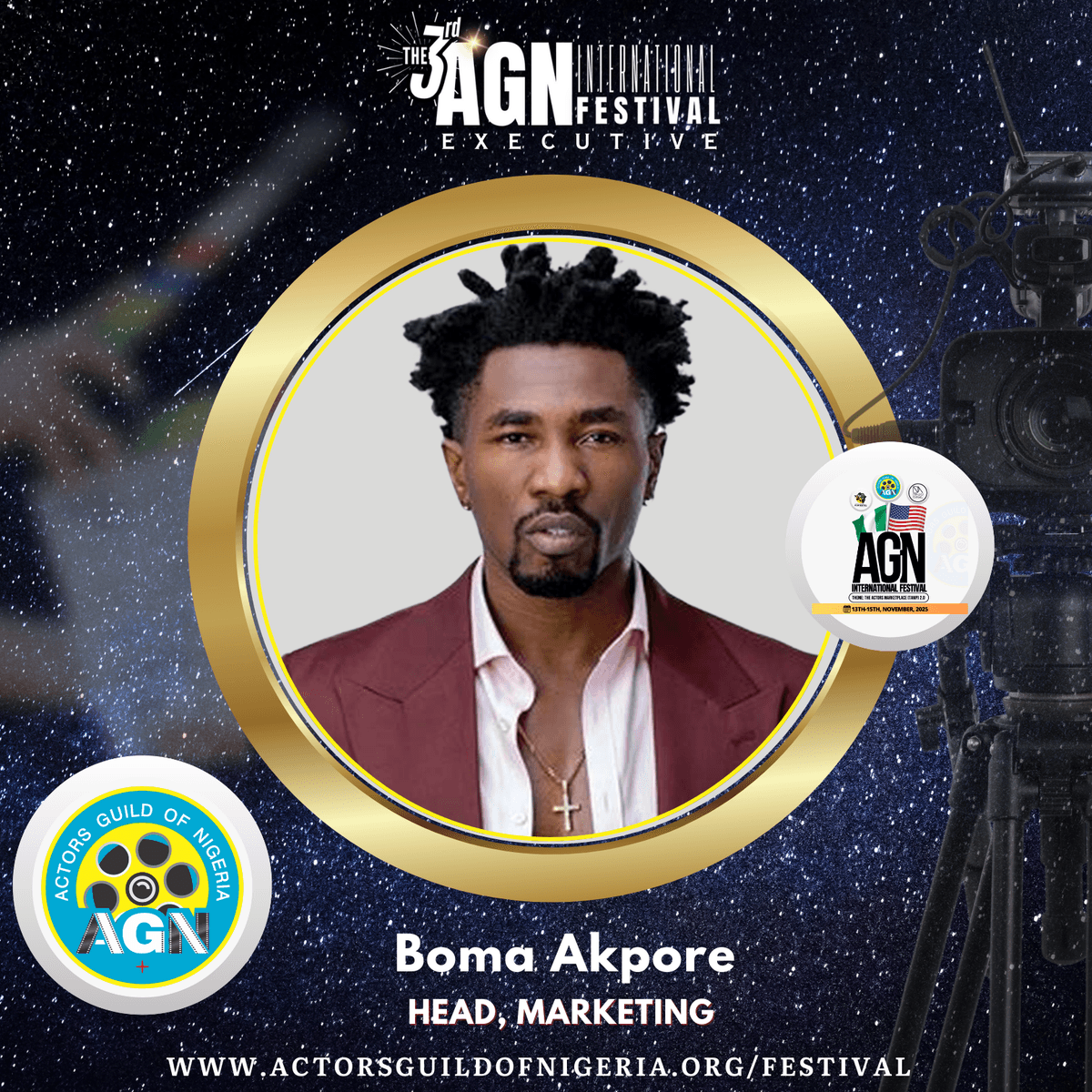 Joseph Ibeh is Secretary of AGN International Festival