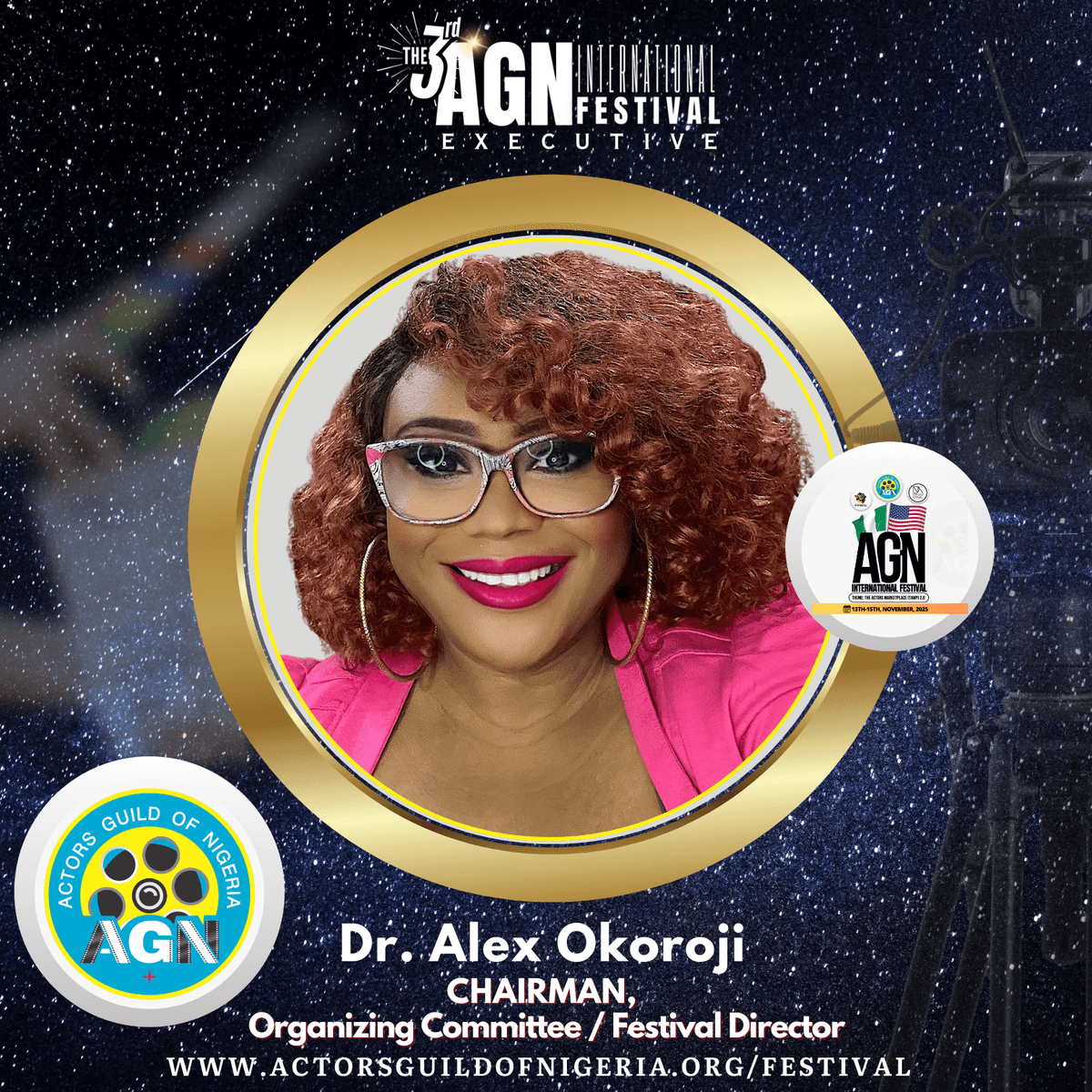 Alex Okoroji is Chairman of AGN International Festival