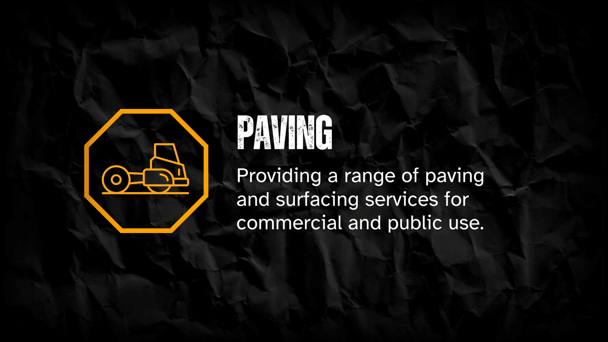 Your Trusted Partner in Construction Services General Contractor construction business, plumbing, hvac, electrical. Colors black white dark yellow