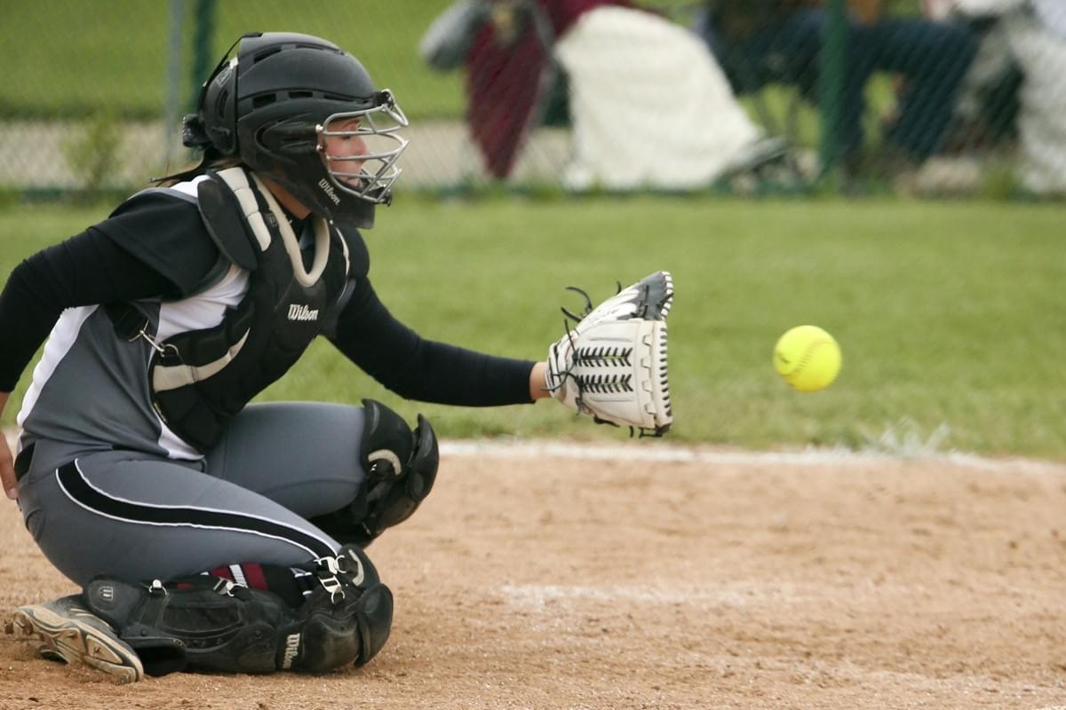 Indianapolis sports photography - softball catcher