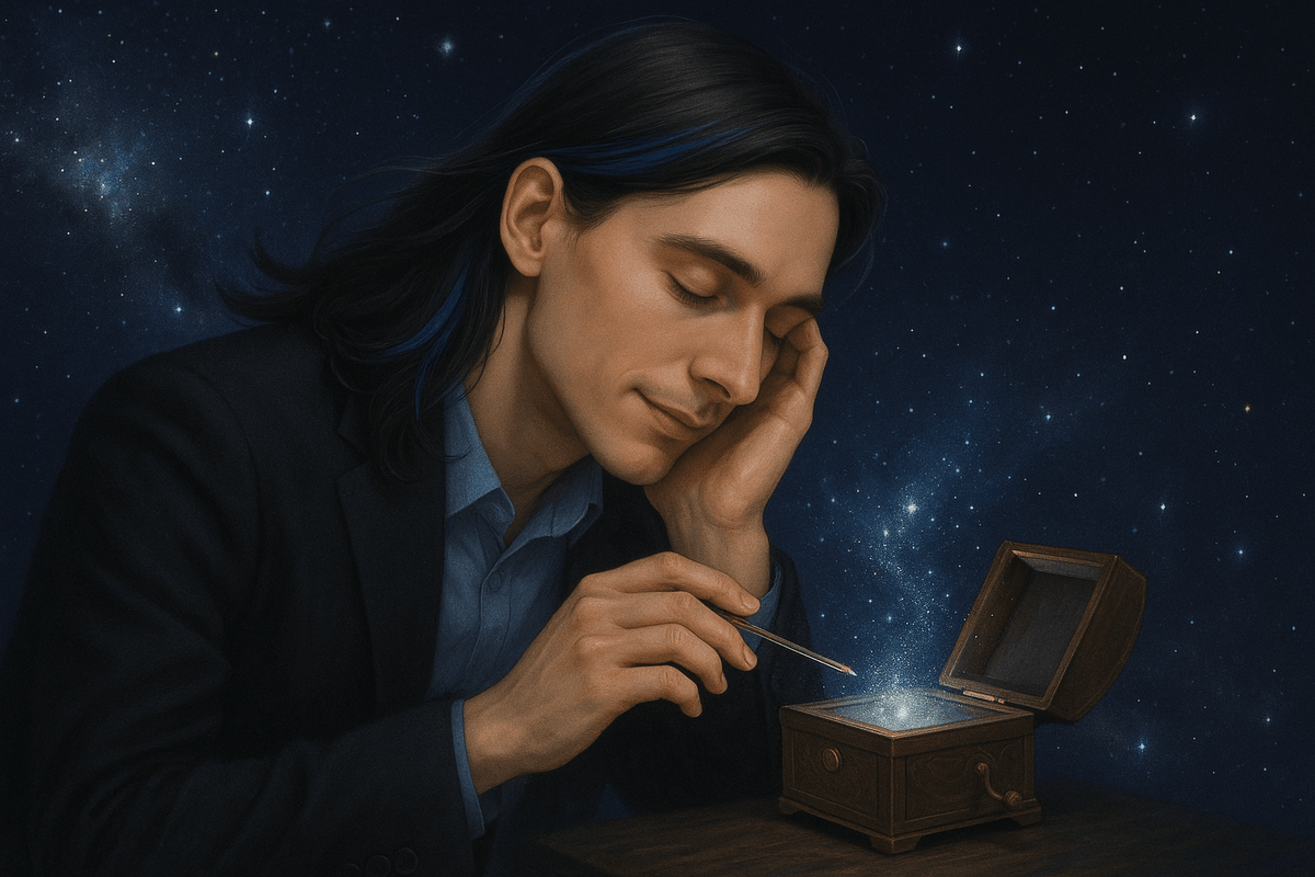 Experience narratives that intertwine with captivating melodies, bringing myths to life in a unique format. Immersive Storytelling What We Offer An immersive AI-powered story world told through music and myth.