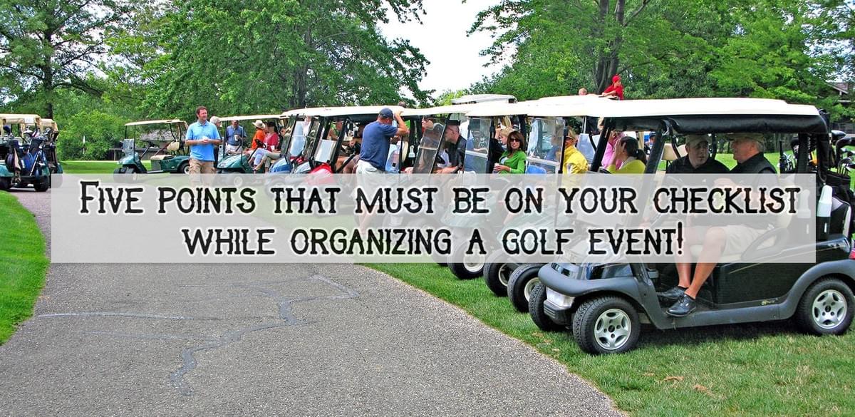 Checklist for a corporate golf event Corporate Events