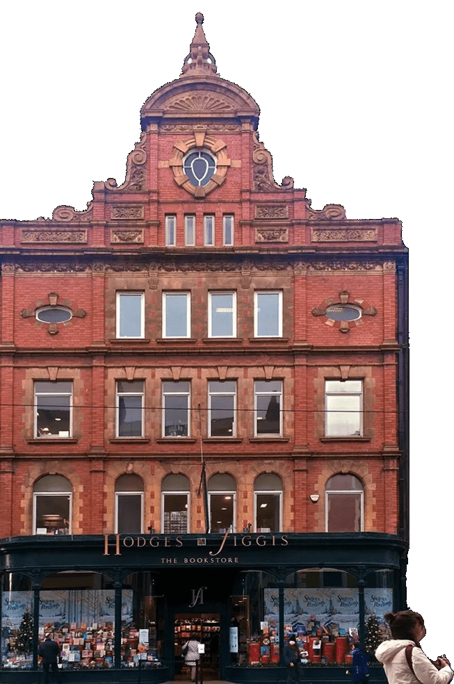 Hodges Figgis Bookstore - project work by Fintan Farrell Conservation & Restoration