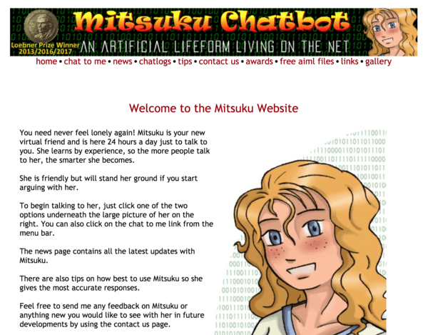 Mitsuky Chatbot.