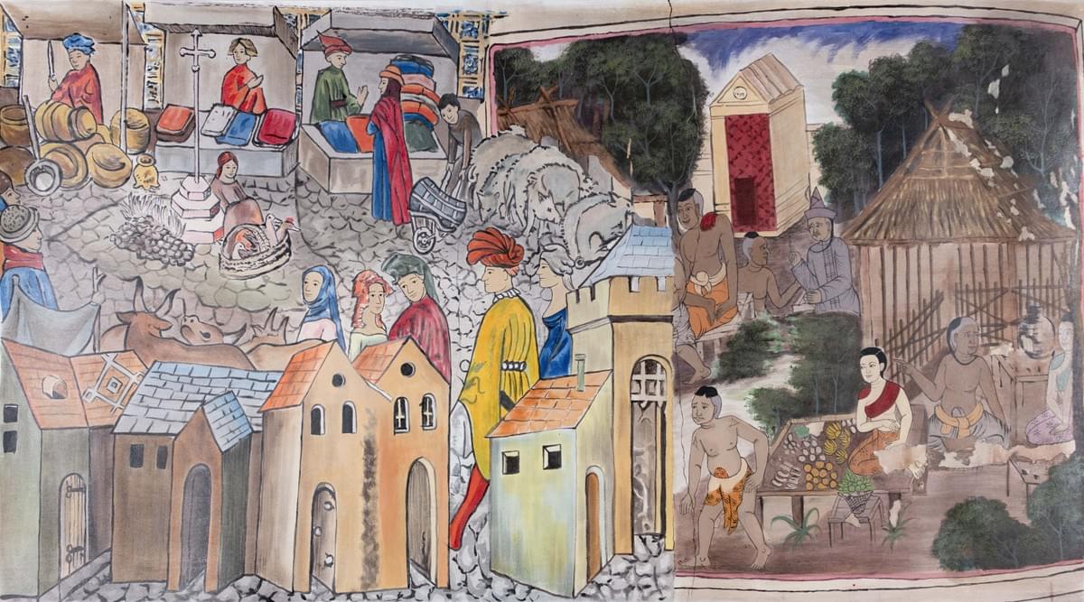 Les marchés du temps jadis : entre rues et canaux