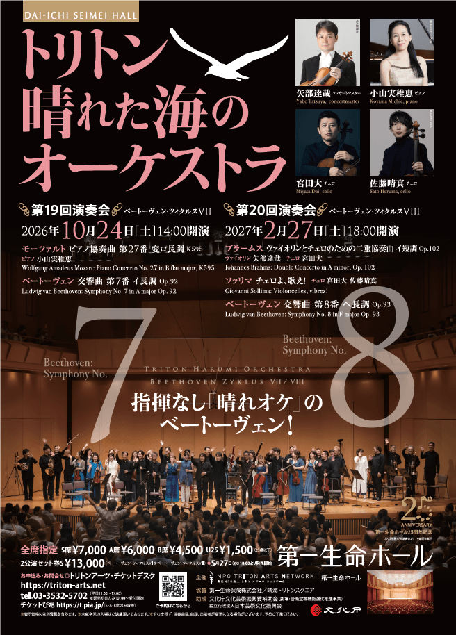 北田千尋 　晴れオケ　19回演奏会　矢部達哉　指揮なし　ベートーヴェン