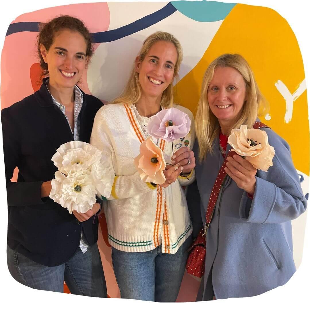 Paper flower making workshop london