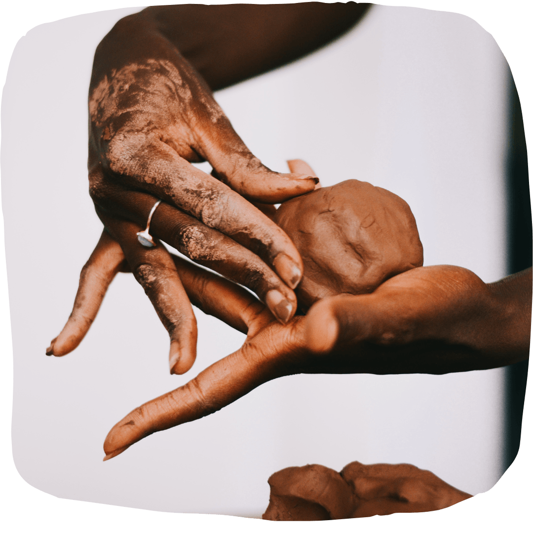 Handbuild pottery terracotta planters