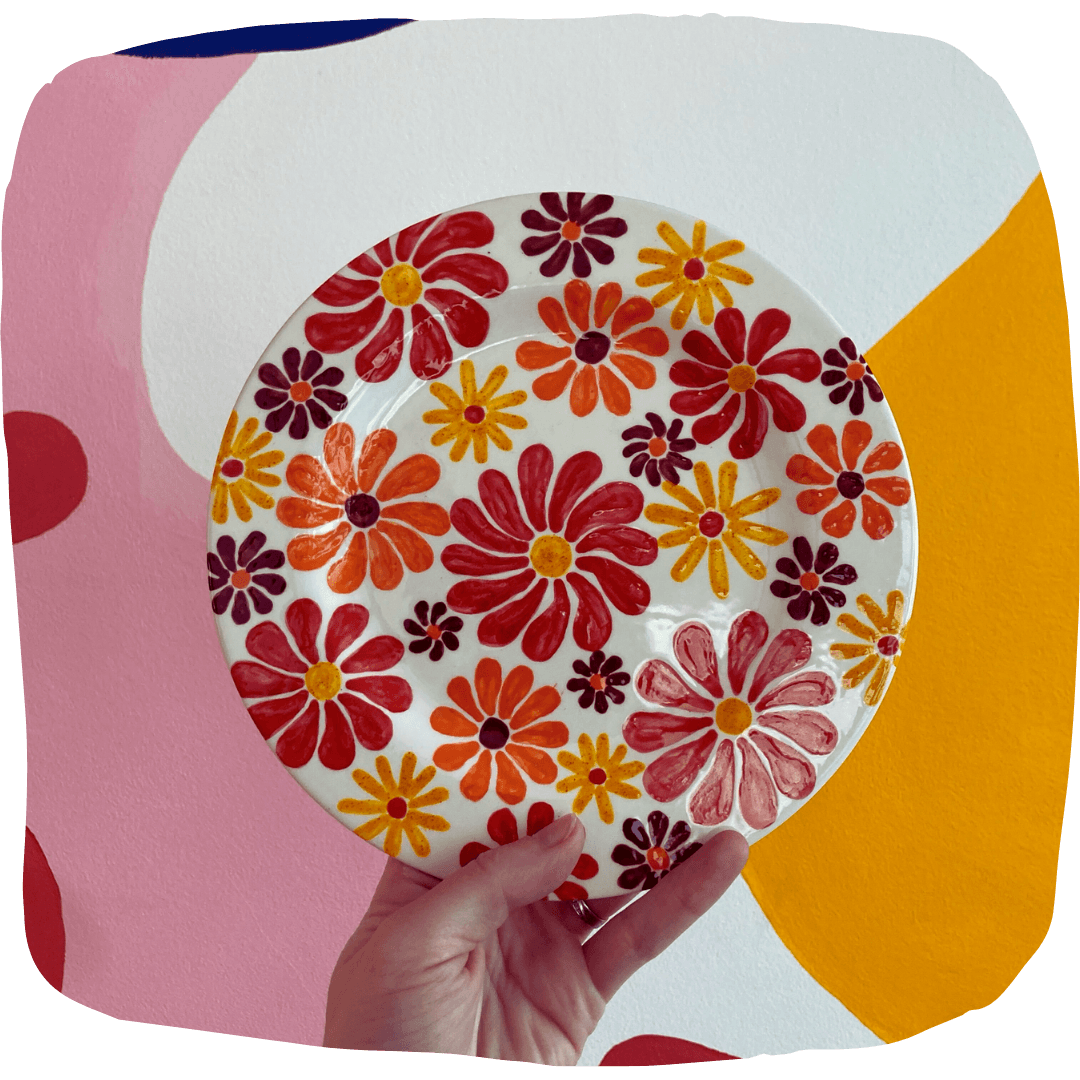 pottery painting workshop at M.Y.O London