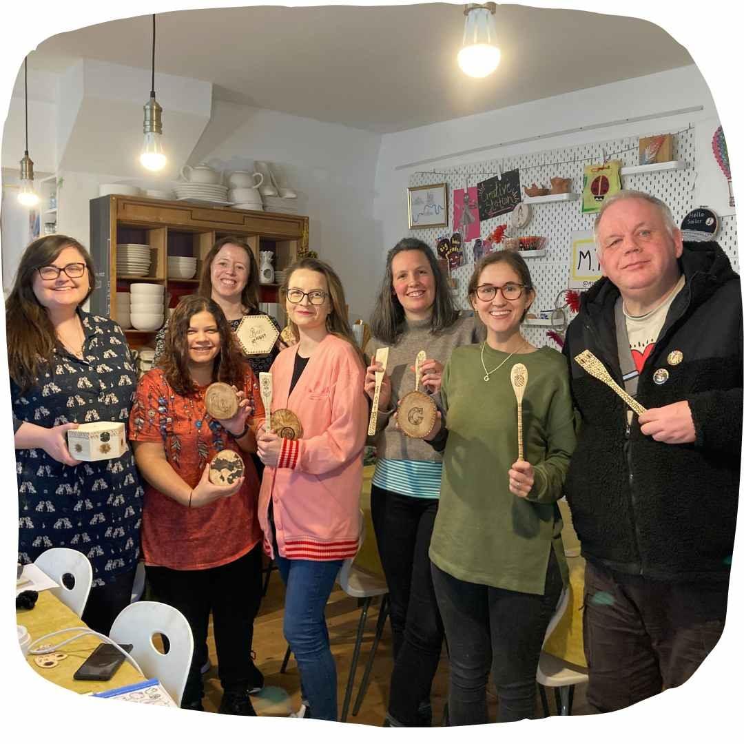 Online & Studio Group Creative Classes Team Building, Parties & Baby