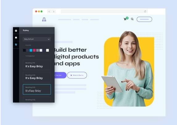 brizy website builder