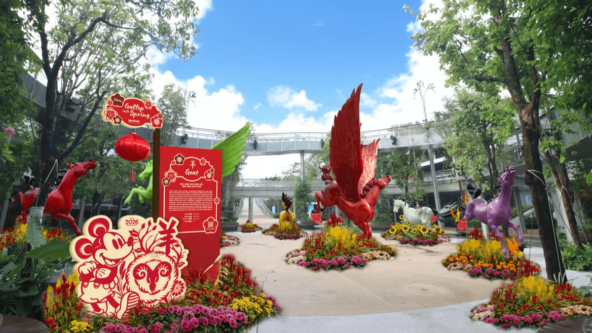 八骏迎春（图片来源：圣淘沙发展局）