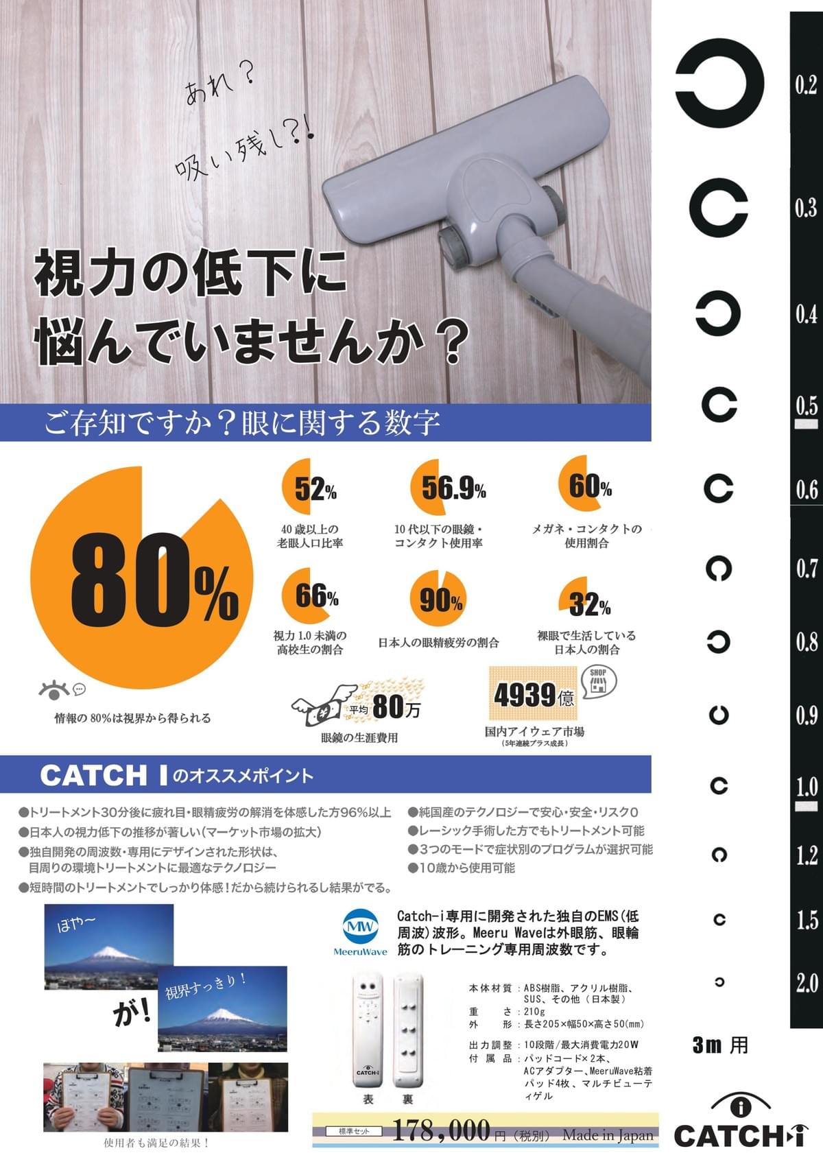 CATCH-I CATCH I （キャッチアイ）｜眼精疲労に眼筋トレーニングマシーン