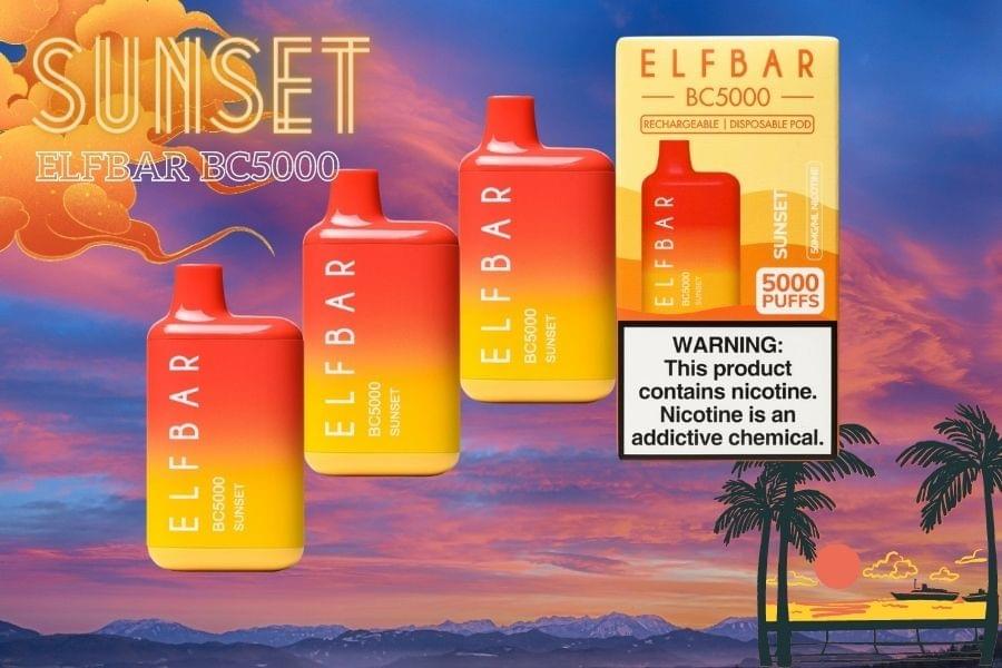 sunset elf bar flavor Sunset Elf Bar BC5000 main image 0