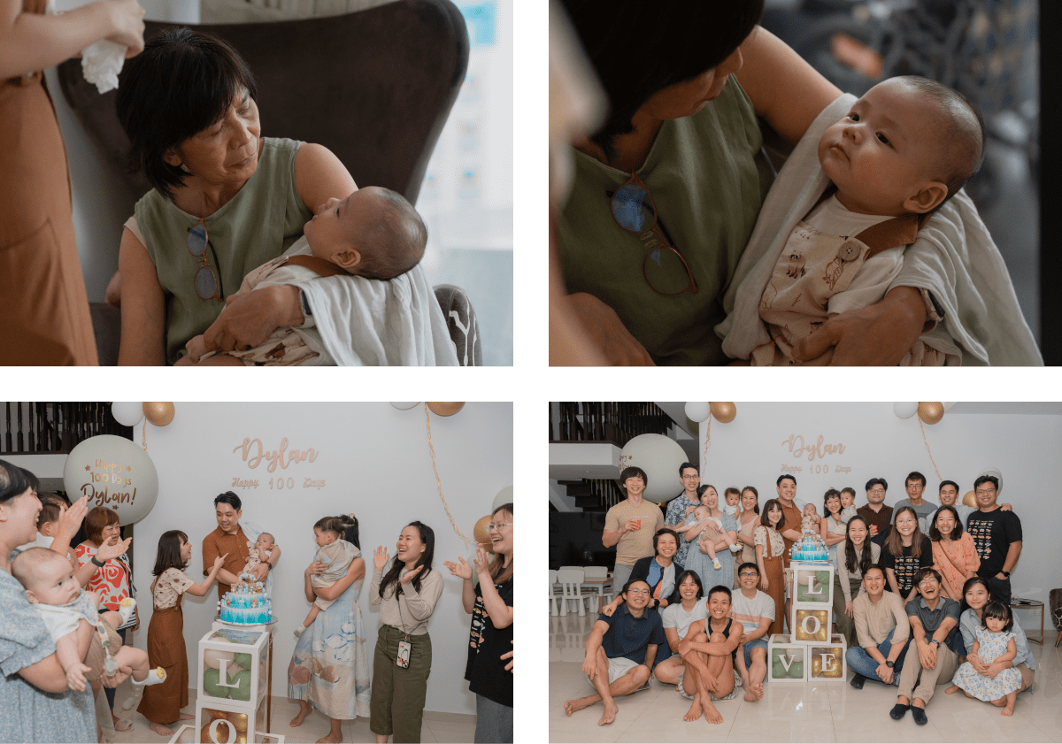 Baby 100 days celebration photography