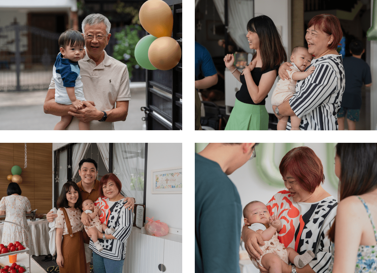 Baby 100 days celebration photography