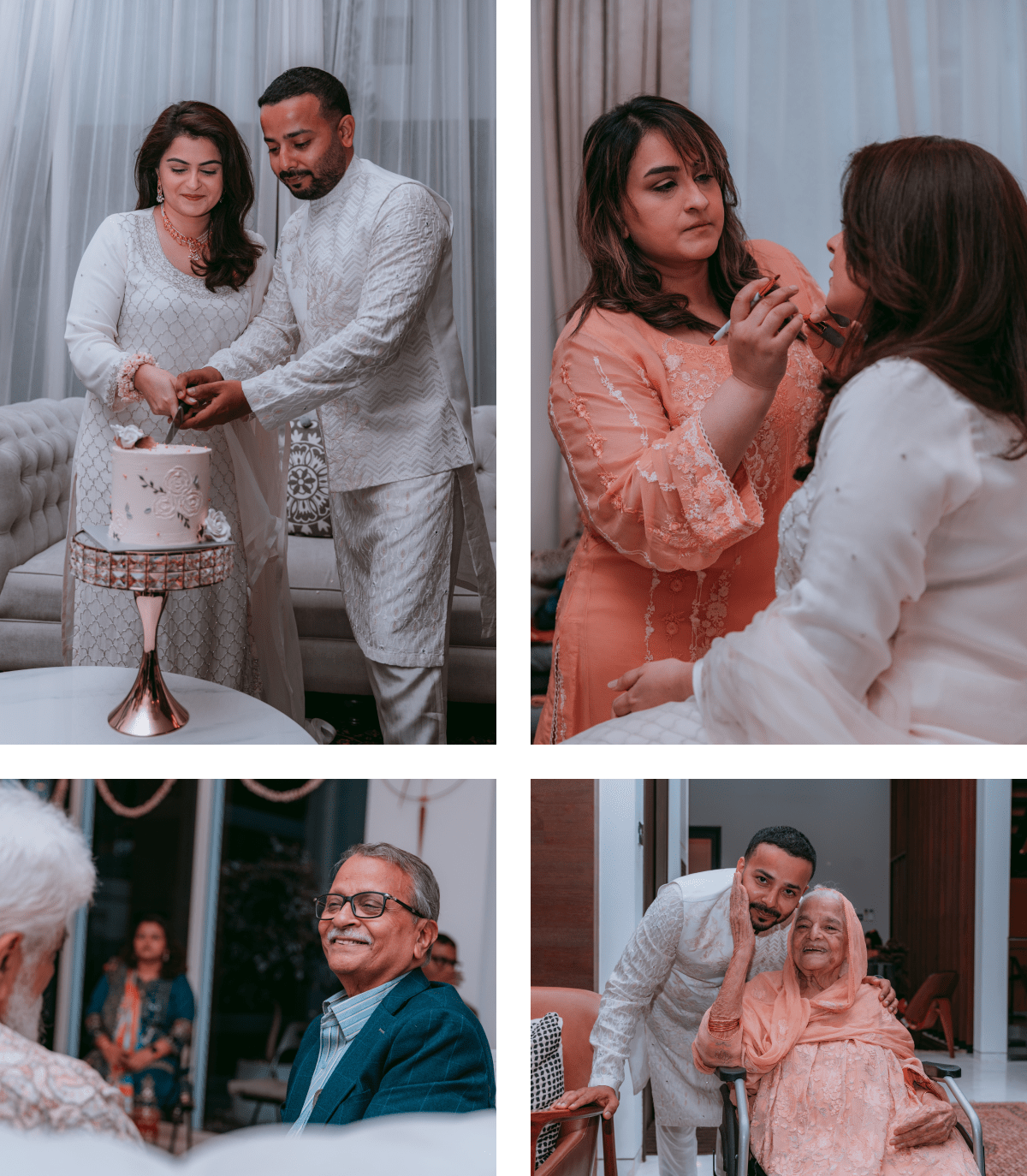 Indian wedding engagement ceremony photography