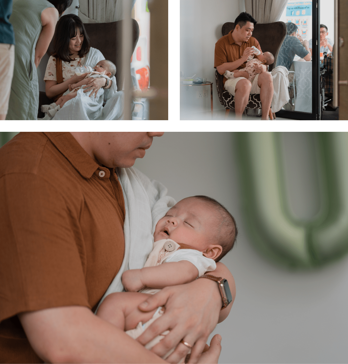 Baby 100 days celebration photography