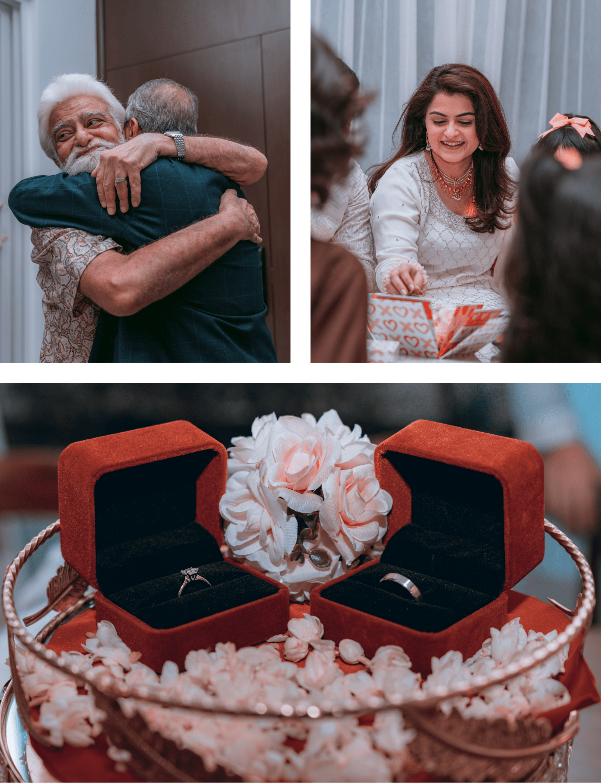 Indian wedding engagement ceremony photography