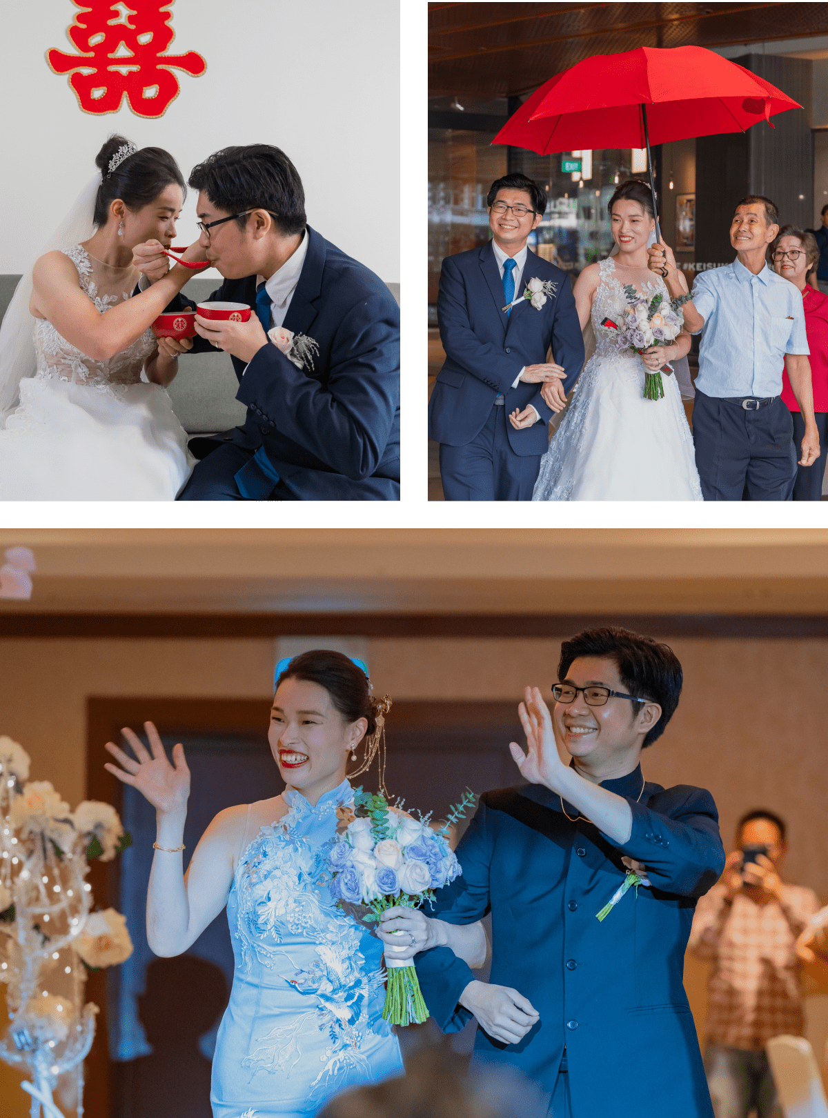 Actual day wedding photography Singapore - Holiday Inn Atrium