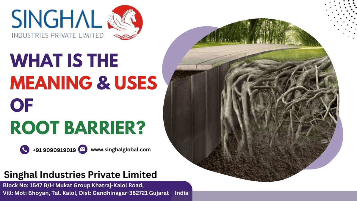 What is the Meaning & Uses of Root Barrier? HDPE Root...