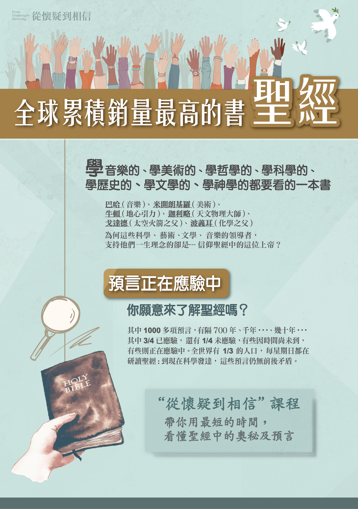 從懷疑到相信福音課程
