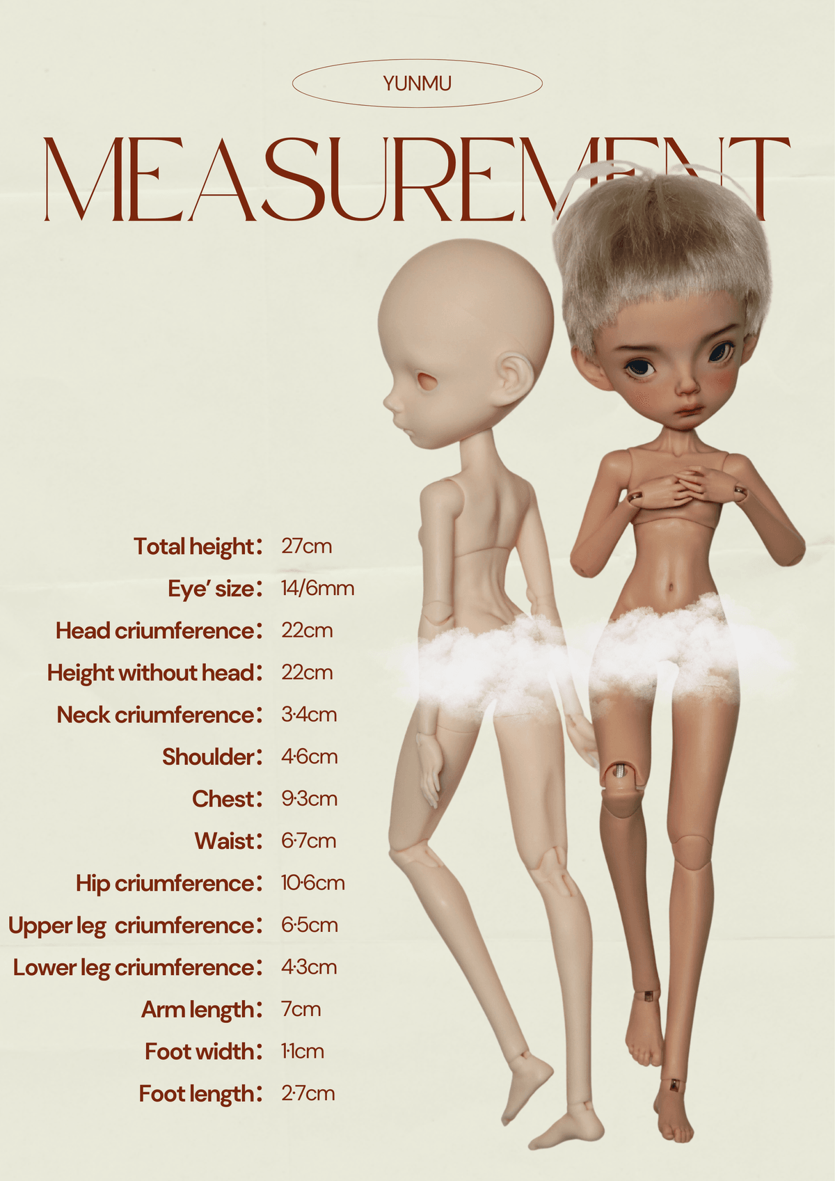 【pre-order】YUNMU STUDIO BJD DOLL