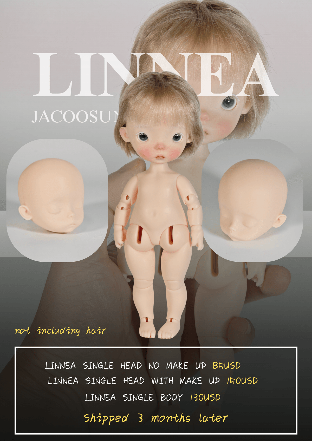 【Pre-Order】JACOOSUN LAB  LINNEA   Shipped 3 months later