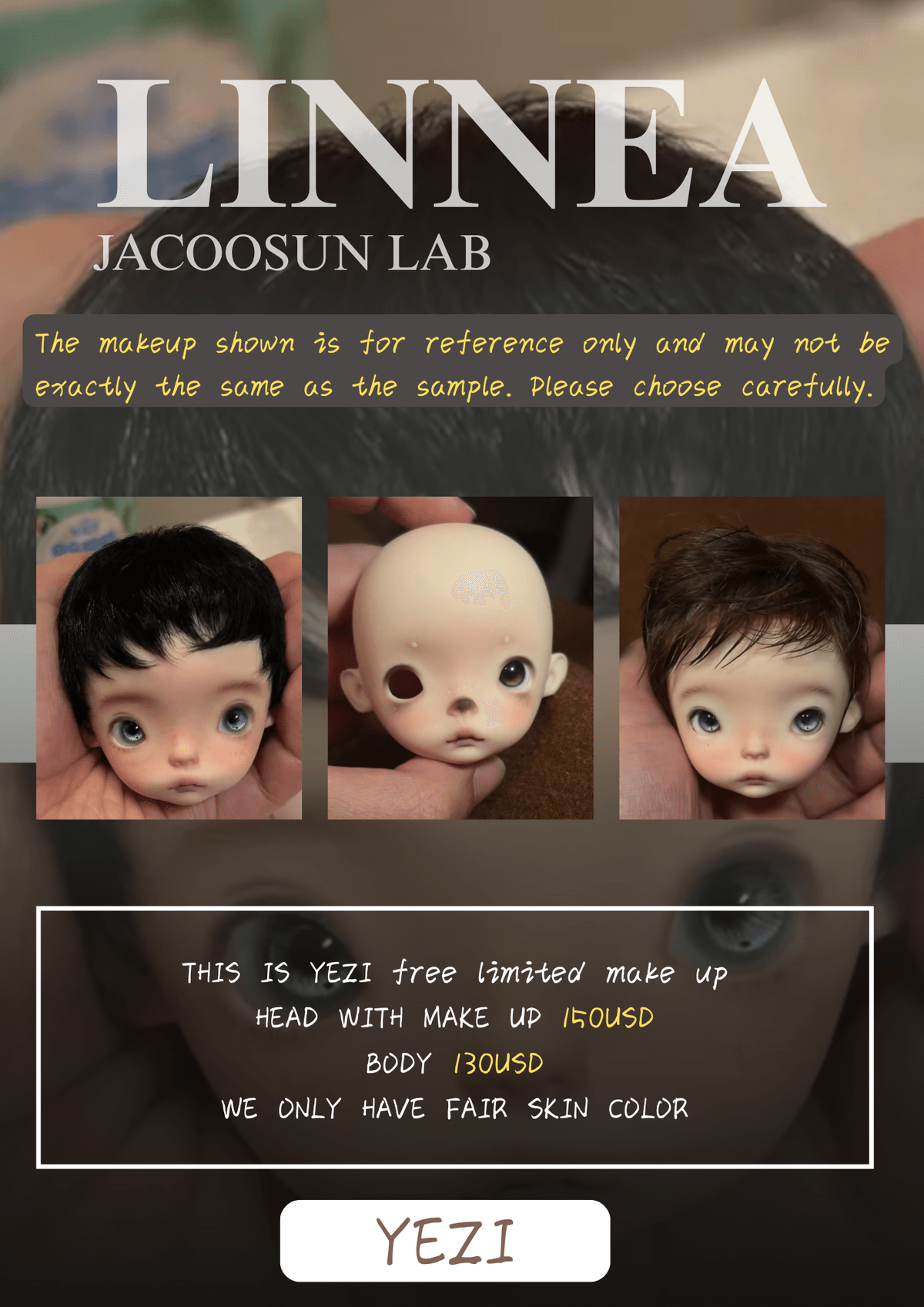 【Pre-Order】JACOOSUN LAB  LINNEA   Shipped 3 months later