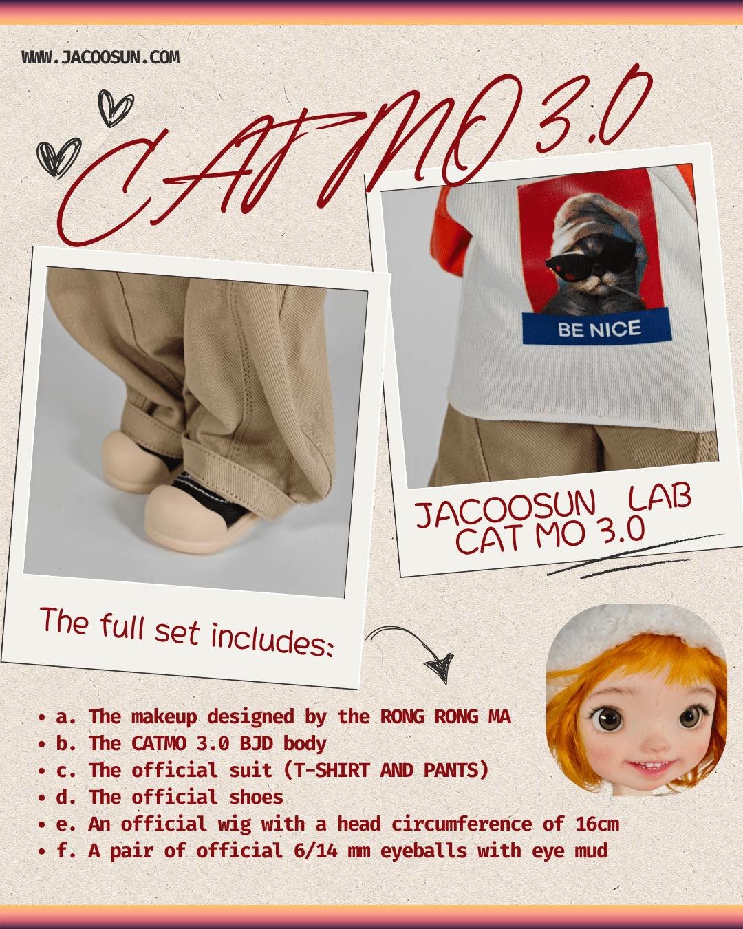 JACOOSUN LAB CATMO 3.0 RONGRONGMA LIMITED MAKE UP 