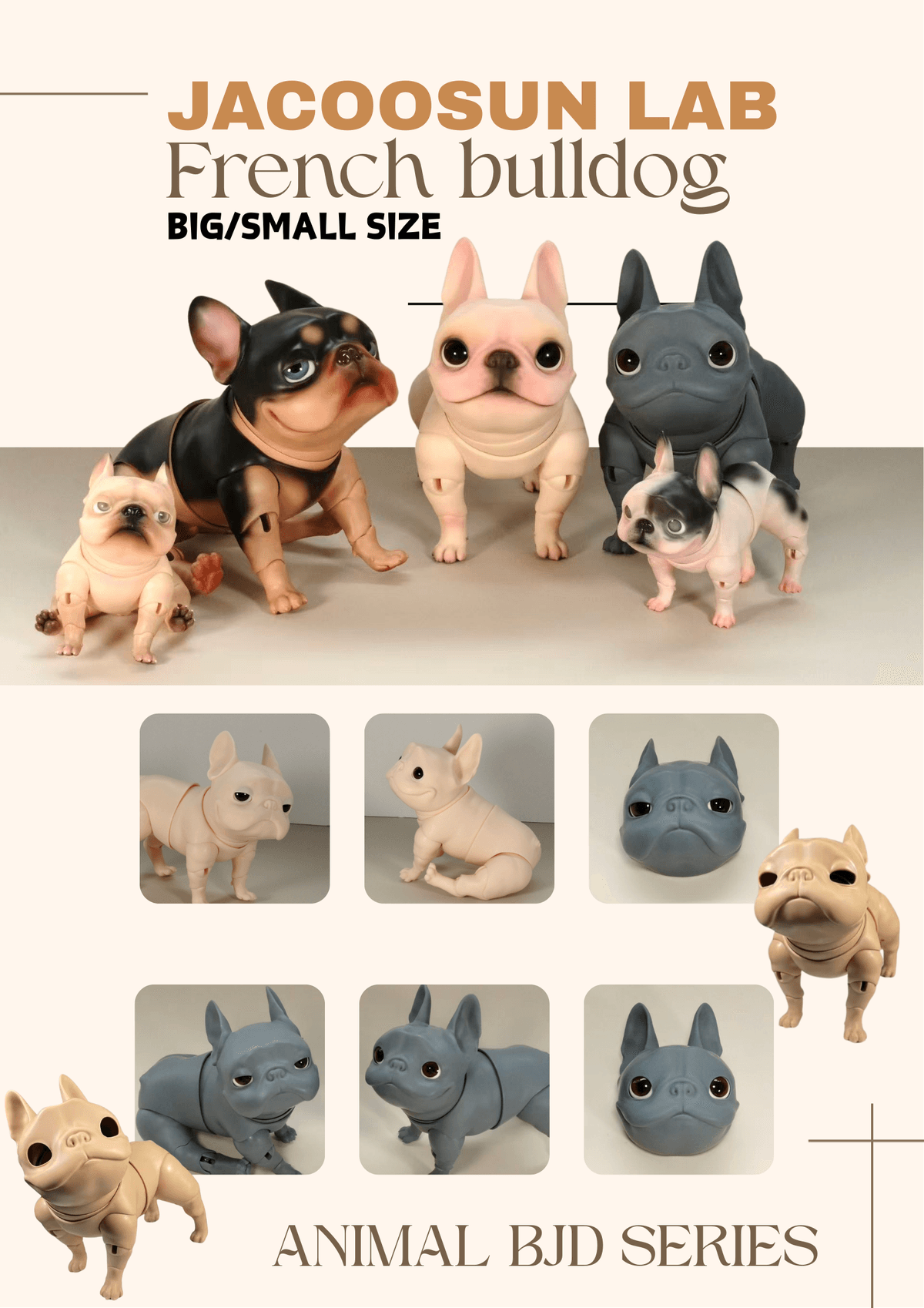 【Pre-Order】JACOOSUN LAB-FRENCH BULLDOG BJD