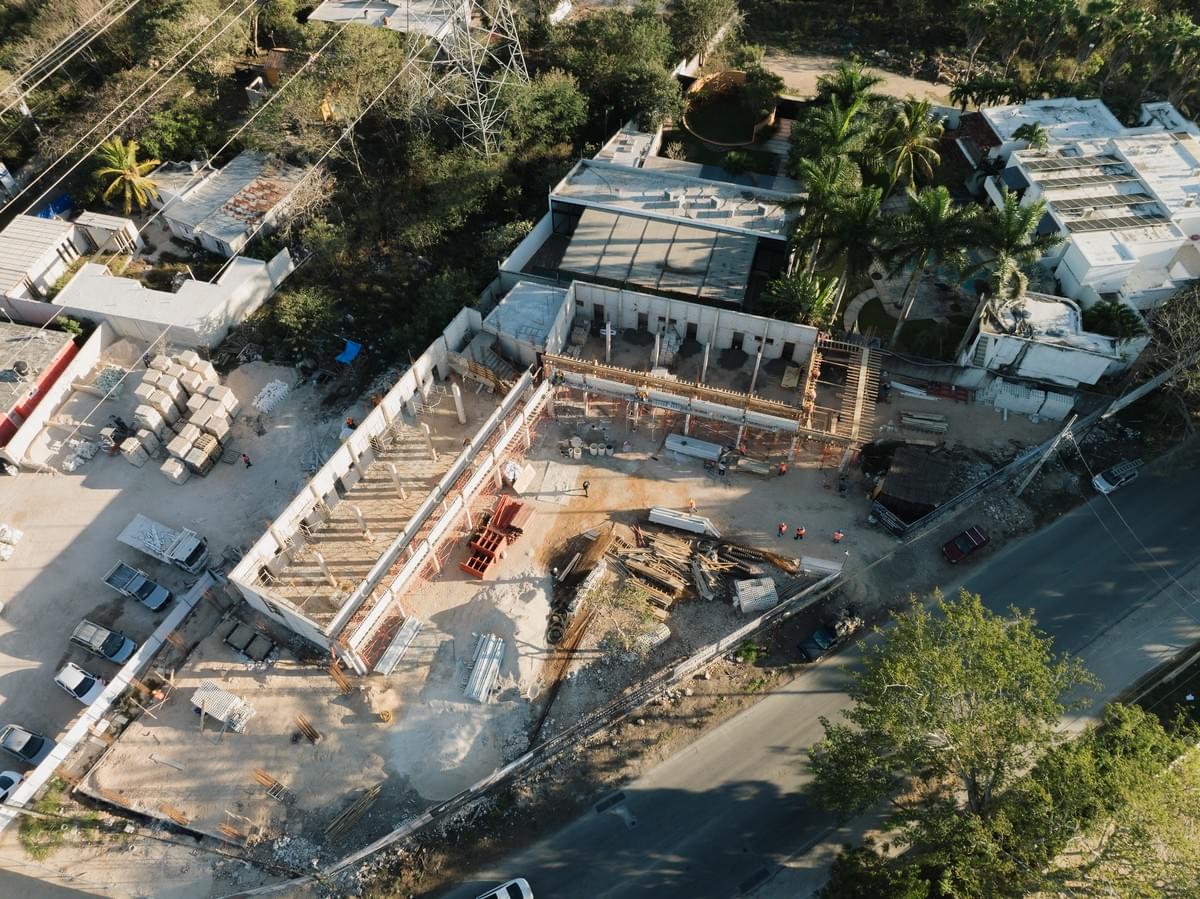 Avance de obra, vista aérea