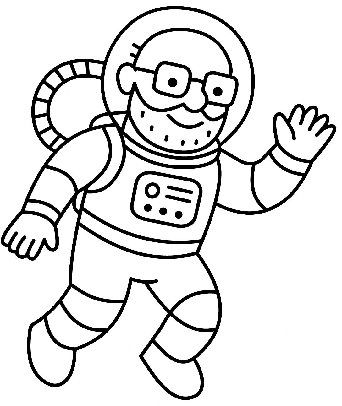 Astronauta flotando