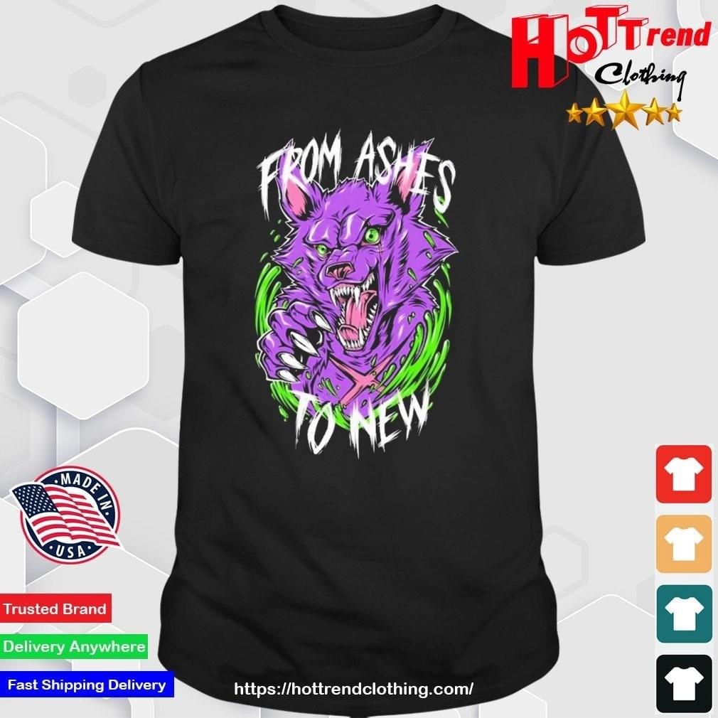 Unique Logo Wolves Bar From Ashes to New Glow Wolf Attractive T-Shirt