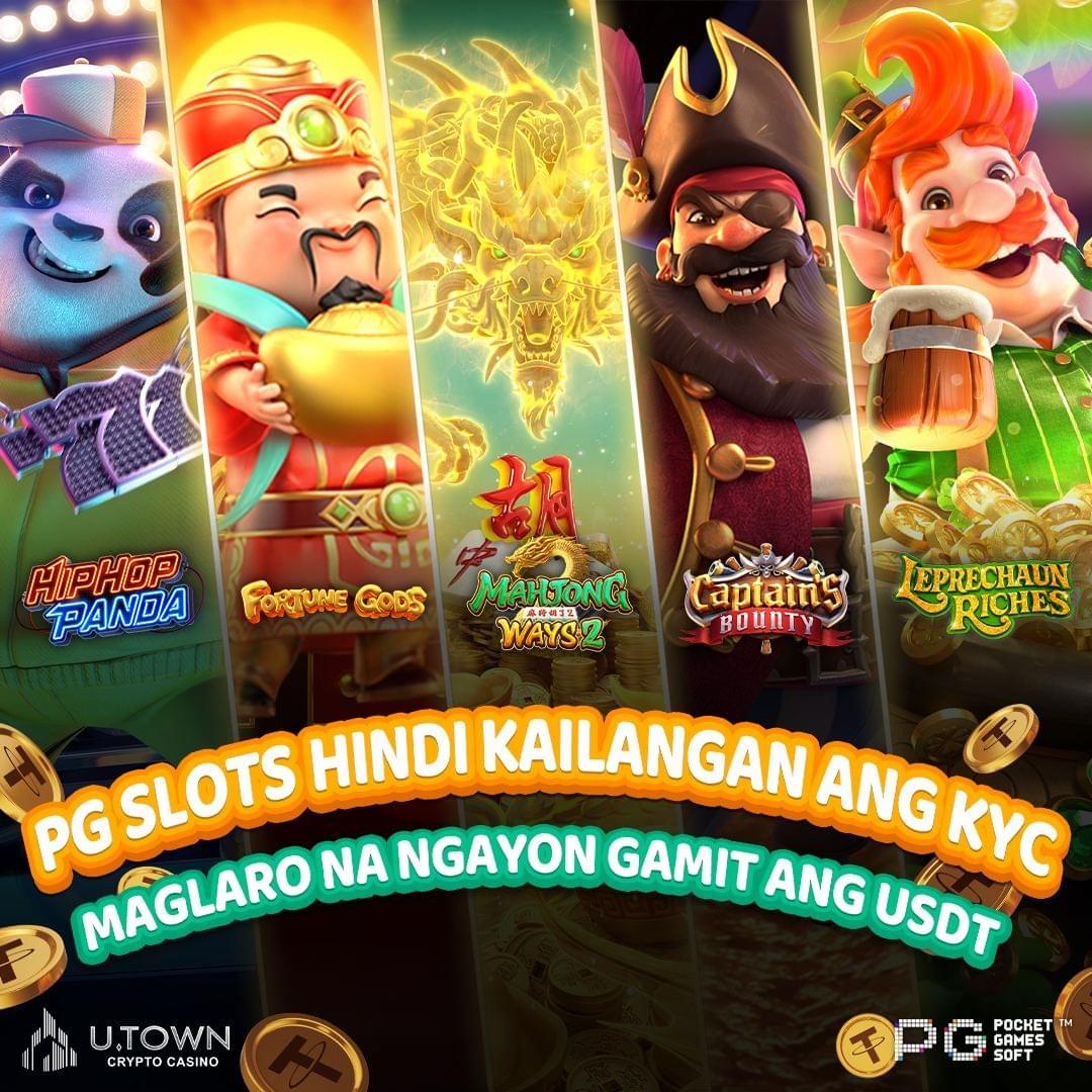 🔹U.Town CRYPTO CASINO  HipHop PANDA   FORTUNE GODS  MAHJONG  WAYSZ  Captai'S BOUNTY  LEPRECHAUN RICHES    PG SLOTS HINDI KAILANGAN ANG KYC  MAGLARO NA NGAYON GAMIT ANG USDT   PG POCKET TM GAMES SOFT  
