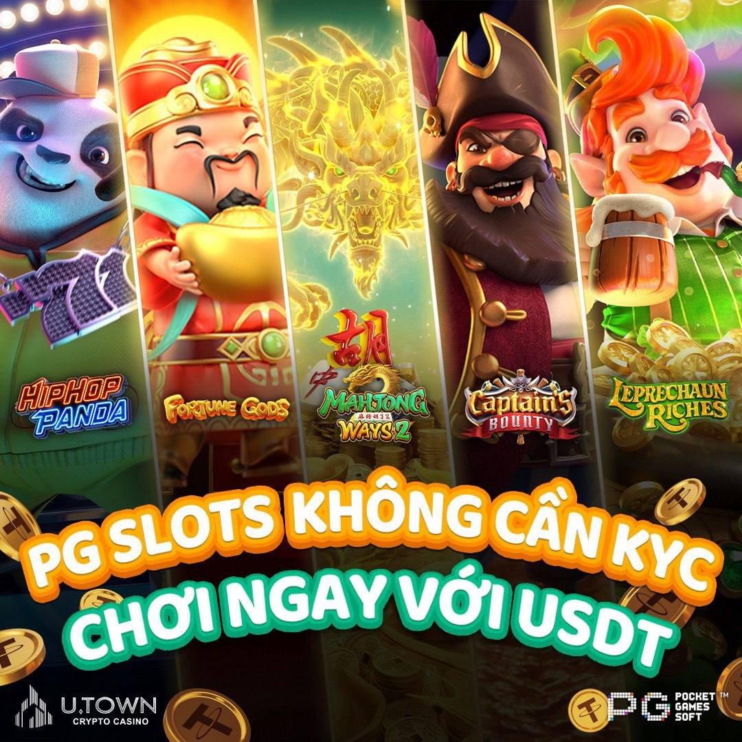 🔹U.Town CRYPTO CASINO  HipHop  PANDA  FORTUNE GODS    MAHJONG WAYSZ  Captai'S BOUNTY  LEPRECHAUN RICHES    PG SLOTS KHÔNG CẦN KYC  CHƠI NGAY VỚI USDT    PG POCKET TM GAMES SOFT