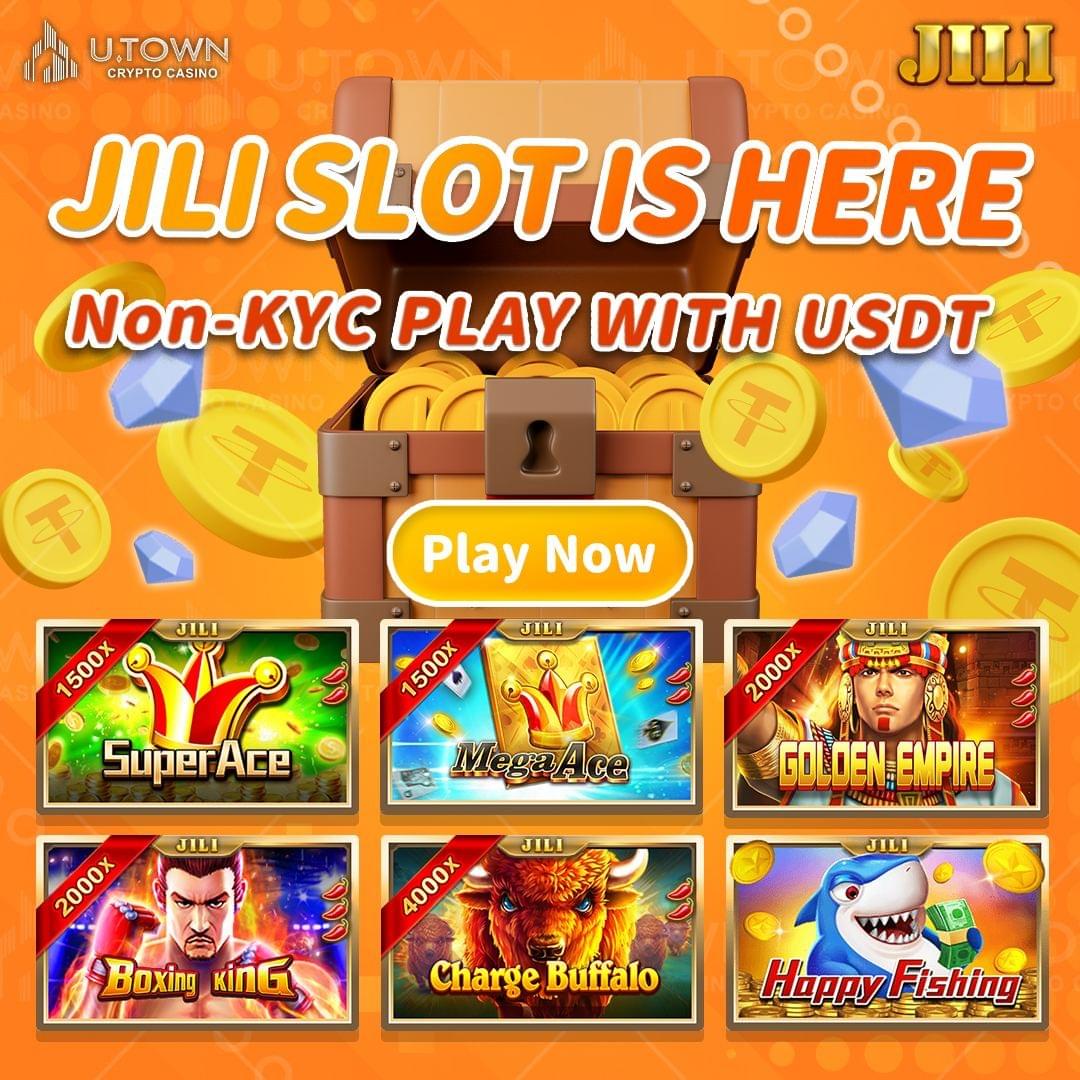 🔹U.Town CRYPTO CASINO  JILI SLOT IS HERE  Non-KYC PLAY WITH USDT  Play Now  Super Ace--MegaAce  GOLOEN EMPIRE--Boxing kinG  Charge Buffaio--Happy Fishing 