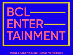 BCL Entertainment logo talent & event producing + brand partnerships