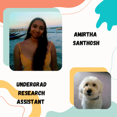 Picture of Riley (an undergraduate research assistant) and their favorite animal, a frog!